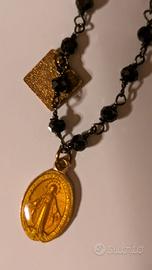 Collana rosario mariano Vergine Maria