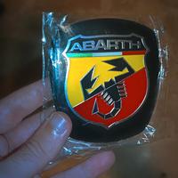adesivo Abarth fregio cofano Fiat 500l 500x auto