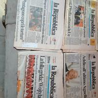 giornale La repubblica 2005
