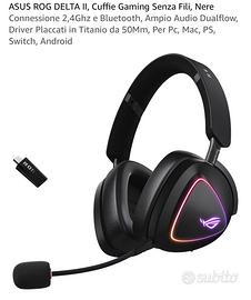 Cuffie gaming asus rog delta 2