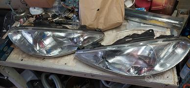 Fanali Peugeot 206 anteriori 