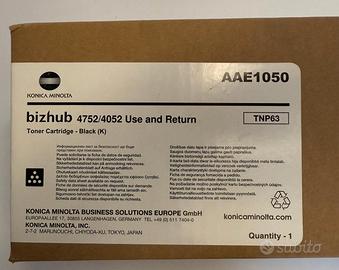 3 Toner KONIKA MINOLTA TNP-63 4752/4052 nero/black