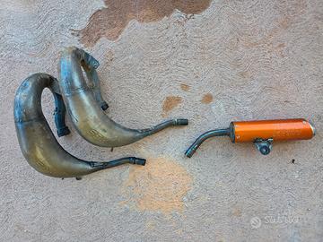 scarico hgs per minicross 65 ktm husgas gas gas