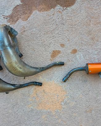 scarico hgs per minicross 65 ktm husgas gas gas