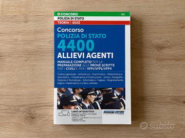 Concorso Polizia di Stato. 4400 allievi agenti.