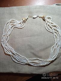 COLLANA DI PERLE DI FIUME..