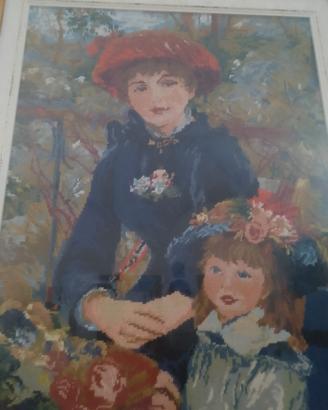 quadro fatto a mano punto croce 