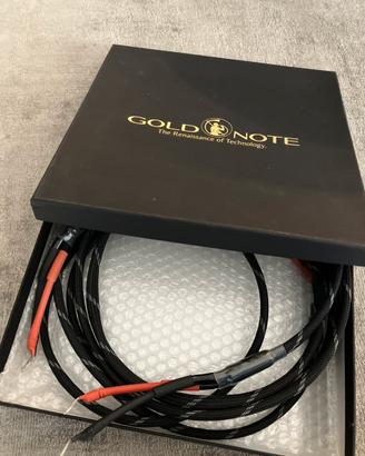 Cavo speaker diffusori Gold Note Siena silver 2.5m