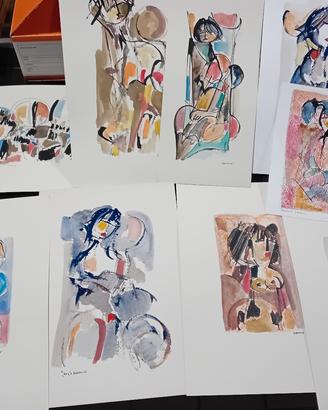 Piccole quadri su cartoncino 