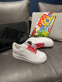 Nike Air Force 1 Low Supreme White 45