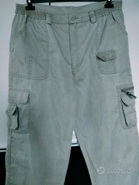 pantaloni cargo tg XXL 