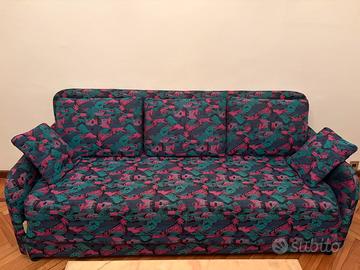 Set Divano Letto 3 Posti + Poltrona Coordinata