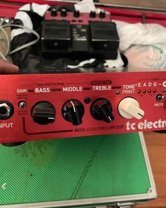 Testata ampli bass Tc Electronic BH 250