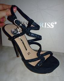 Sandalo blu elegante