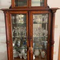Vetrinetta antica cristalliera mobile sala