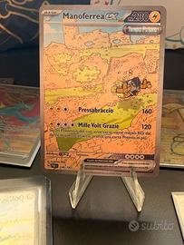 Carta pokemon Manoferrea ex 248/182 paradosso