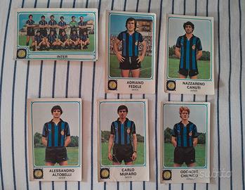Lotto di 6 Figurine Panini 1978-79 INTER