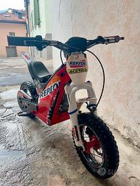 Mini moto Oset trial elettrica