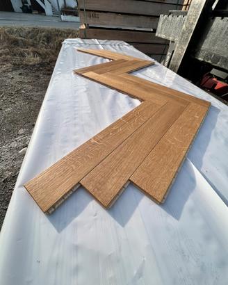 Parquet rovere spina italiana oliato