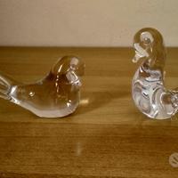 Rondine e papera di vetro