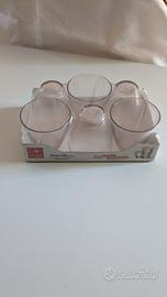 Set 6 Bicchieri Bormioli Rocco "Zeno Lilla" in Vet