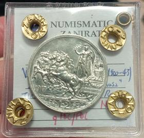 2 Lire Quadriga Briosa 1917 Fdc