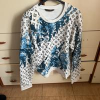 Felpa bianca louis vuitton