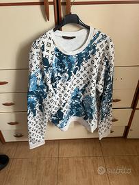 Felpa bianca louis vuitton