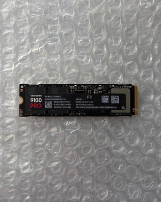 NUOVA Samsung 9100 PRO 2TB  + GARANZIA 5 Anni