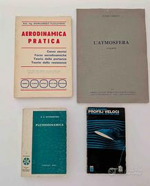 Lotto 4 libri Aeronautica Fluidodinamica 1965-75