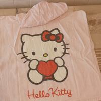 Poncho asciugamano mare Hello Kitty