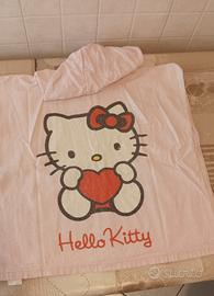 Poncho asciugamano mare Hello Kitty