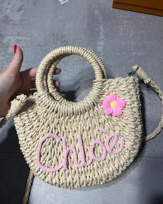 Borsa di paglia Chloè