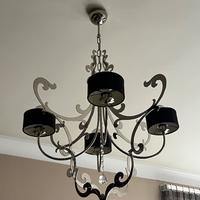 Cantori lampadari in coppia con accessori Swaroski