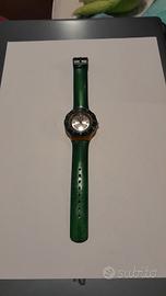 Swatch scuba verde