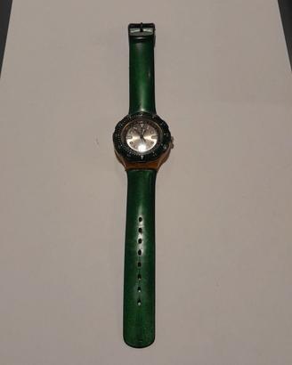 Swatch scuba verde