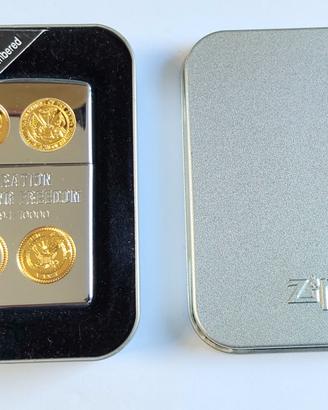 Zippo 04594-Edizione Limitata Incisioni  Oro 24CK