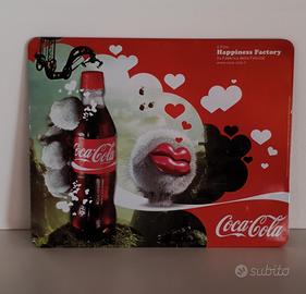 Targa Coca-Cola vintage Happiness Factory 35x28