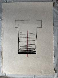 Litografia Giuseppe Santomaso "An angle"