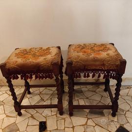 Coppia sgabelli vintage