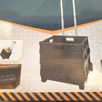 carrello pieghevole con ruote 