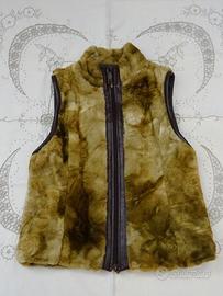 Smanicato donna in pelliccia ecologica