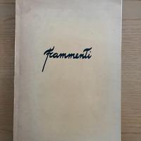 Frammenti Contributi sull'arte contemporanea 1984