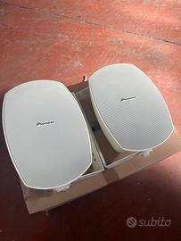 COPPIA CASSE AUDIO PIONEER CM-S56T W BIANCHE