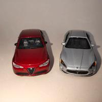 Lotto Alfa Romeo Giulia + Maserati GT 1/43