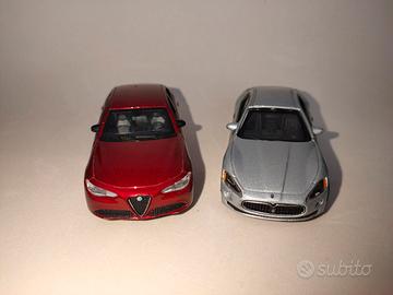 Lotto Alfa Romeo Giulia + Maserati GT 1/43