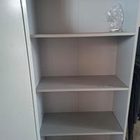 4 Scaffali da ufficio bianchi