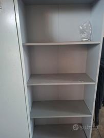 4 Scaffali da ufficio bianchi