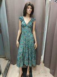 abiti lunghi in seta indiana