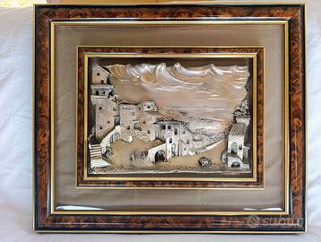 Quadro in altorilievo in ARGENTO 925, cm. 55x65.